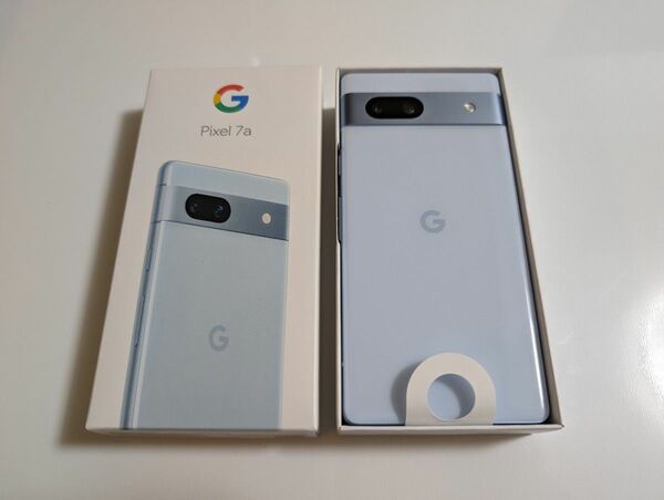 【新品】Pixel 7a Sea Googleストア版 SIMフリー 青 ブルー 水色 グーグルピクセル 一括購入