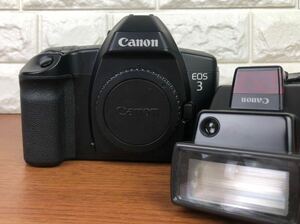 Canon キヤノン EOS 3 一眼レフカメラ フィルムカメラ 300EZ SPEEDLITE フラッシュ