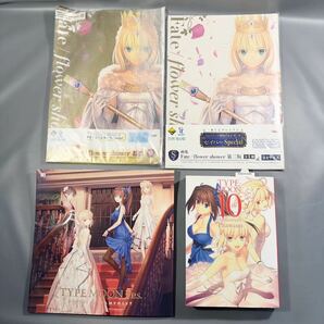 Fate / flower shower セイバーSpecial ・ タイプムーンSpecial / オフィシャルパンフレット / 10th Anniversary Phantasm / 画集4冊セットの画像1
