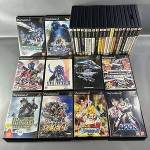 PS2ソフト まとめて29点 中古 ケース取説付き MCなし / ウイイレ ガンダム ドラゴンボールZ FF XII 仮面ライダー スーパーロボット大戦他