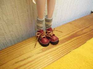 ★☆ミディブライス　レザー　編み上げ　ショート　ブーツ　ミニチュアドール　革　靴