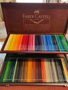 美品 FABER-CASTELL ファーバーカステル 100色 アルブレヒト デューラー 水彩 色鉛筆 木箱入り