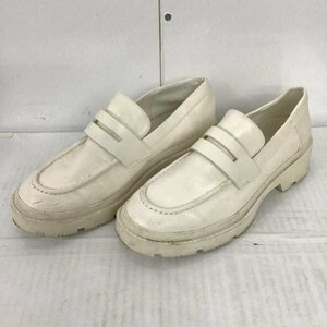 ZARA 表記無し ザラ ローファー ローファー 3520 810 002 フラットトラックソールローファー EU39 Loafers 白 / ホワイト / 10093308