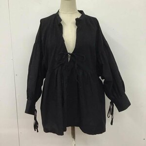 ZARA M ザラ シャツ、ブラウス 七分袖 カジュアルシャツ ノーカラーシャツ 七分丈 フレアシャツ Shirt Blouse 10109947