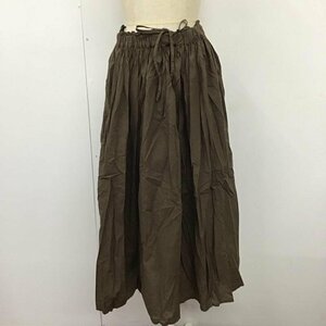 Samansa Mos2 FREE サマンサモスモス スカート ひざ丈スカート Skirt Medium Skirt 茶 / ブラウン / 10110342