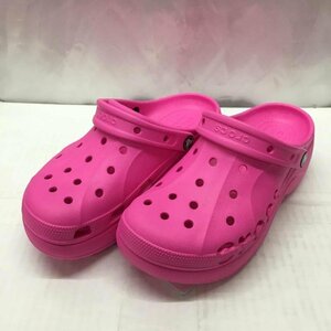 crocs 25.0cm クロックス サンダル サンダル 208186-6QQ バヤ プラットフォーム 厚底 25cm タグ付き Sandals 桃 / ピンク / 10110559