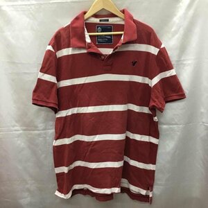 ABERCROMBIE&FITCH 4L アバクロンビーアンドフィッチ ポロシャツ 半袖 Polo Shirt えんじ / ワインレッド / 10110675