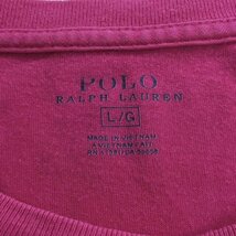 POLO RALPH LAUREN L ポロラルフローレン Tシャツ 半袖 半袖カットソー プリントTシャツ クルーネックカットソー T Shirt 10109974_画像8