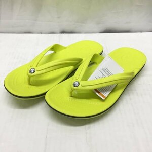 crocs 24.0cm クロックス サンダル サンダル 11033-7H1 Crocband Flip 24cm ビーチサンダル Sandals 黄 / イエロー / 10110658