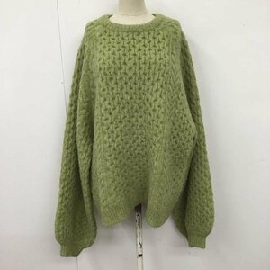 select MOCA FREE セレクトモカ ニット、セーター 長袖 Knit Sweater 緑 / グリーン / 10110814