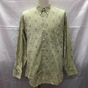 GAP M ギャップ シャツ、ブラウス 長袖 長袖シャツ ボタンダウンシャツ カジュアルシャツ ペイズリー 総柄 90s Shirt Blouse 10110979