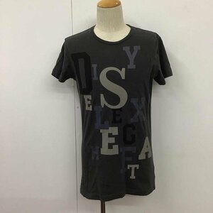 DIESEL S ディーゼル Tシャツ 半袖 クルーネック T Shirt チャコールグレー / チャコールグレー / 10110828