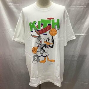 KITH XL キス Tシャツ 半袖 半袖カットソー プリントTシャツ クルーネックカットソー T Shirt 白 / ホワイト / 10111008