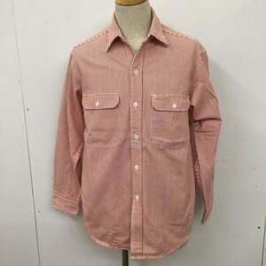 Levi's M リーバイス シャツ、ブラウス 長袖 ワークシャツ Shirt Blouse 白 / ホワイト / X 赤 / レッド / 10111085