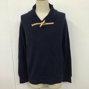 TOMMY HILFIGER L トミーヒルフィガー ニット、セーター 長袖 長袖 Knit Sweater 紺 / ネイビー / 10111148