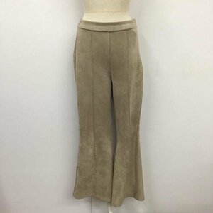 MURUA FREE ムルーア パンツ スラックス Pants Trousers Slacks ベージュ / ベージュ / 10111165