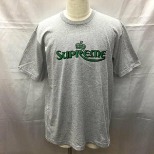 Supreme M シュプリーム Tシャツ 半袖 23SS Crown Tee T Shirt 灰 / グレー / 10111358