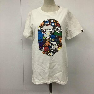 A BATHING APE S アベイシングエイプ Tシャツ 半袖 T Shirt 白 / ホワイト / 10111417