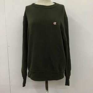 Champion M チャンピオン トレーナー 長袖 C7-N001M スウェット 裏起毛 Sweat Sweatshirt カーキ / カーキ / 10111425