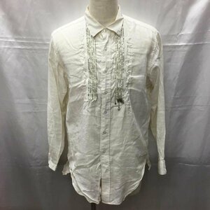 ensou M エンソウ シャツ、ブラウス 長袖 長袖シャツ カジュアルシャツ カラーシャツ ビーズ Shirt Blouse 10111336