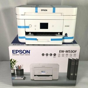【未使用中古品】 エプソン / EPSON インクジェットビジネスプリンター複合機 EW-M53OF A4・スマホ対応 4800x1200dpi A4 150枚 30017831