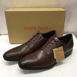ASICS 26.0cm アシックス 革靴 革靴 TU-7010 texcy luxe ストレートチップ 箱有 26cm Leather Shoes 茶 / ブラウン / 10111750