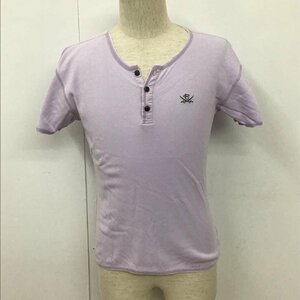 R.J.B 38 アールジェイビー Tシャツ 半袖 ヘンリーネック T Shirt 紫 / パープル / 10111858