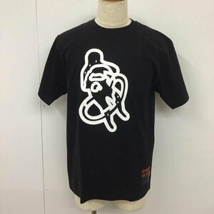 BAPE L ベイプ Tシャツ 半袖 半袖カットソー プリントTシャツ クルーネックカットソー BBC T Shirt 黒 / ブラック / 10111945