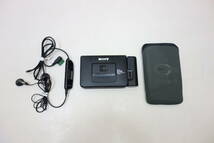 ★☆SONY ソニー WALKMAN ウォークマン WM-EX88 黒 ケース付き ジャンク品☆★_画像1