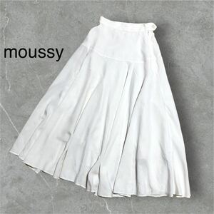 moussy Moussy flair skirt yoke switch white 