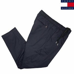 新品トミーヒルフィガー THFLEX ストレッチパンツ(XL)ネイビー ゴルフにも！TOMMY HILFIGER USAモデル/ba143