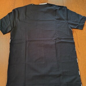 未使用 タグ付 バーバリーブラックレーベル 山陽商会 半袖Tシャツ 黒 サイズ3 Lサイズ相当 レターパックライト370円の画像6