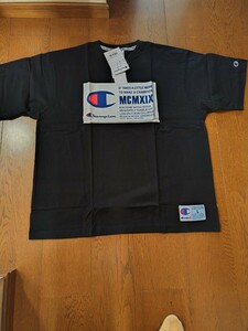 国内正規 新品未使用タグ付 チャンピオン 半袖Tシャツ 黒 Lサイズ レターパックプラス520円