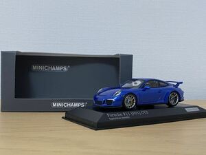 1/43 ミニチャンプス ポルシェ 911 GT3 (991.1) サファイアブルー カーティマ特注 71/100 100台限定　MINICHAMPS Porsche Car:tima