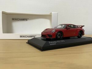 1/43 ミニチャンプス ポルシェ911 GT3 (991.2) カーマインレッド CKモデルカーズ特注 Porsche MINICHAMPS CK Model Cars CKモデル