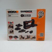 【新品未使用品】 WORX 充電式マルチサンダー SANDECK WX820L.9 (バッテリー・充電器なし)_画像7