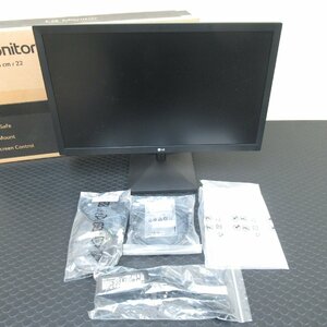 LG full HD IPS liquid crystal panel 21.5 type monitor 22MK430H anti g rare resolution :1920×1080 [ secondhand goods / operation verification ending ]