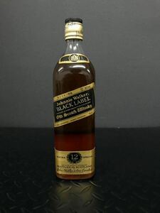 CC122★Johnnie Walker ジョニーウォーカー ブラックラベル 12年 750ml 43度 ウィスキー 未開封 