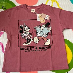 しまむら　リトシー　ディズニー　ミッキー ミニー　Tシャツ　110サイズ