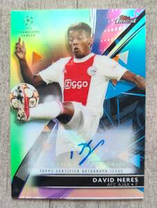 018：DavidNeres 2022 AFC Ajax TOPPS 直筆サインカード 99枚限定