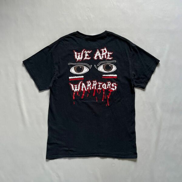 【00s gildan】Tシャツ　we are warriors 古着