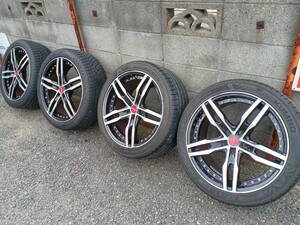 タイヤ&ホイール 中古4本セット KUMHO 275/35 ZR19 EXTREME ホイール シャレン 245/40 19ZR 19×9j 45 19×8j 38 