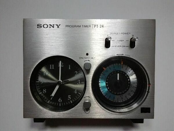 【美品】SONY プログラムタイマー PT-24 オーディオタイマー PROGRAM TIMER ソニー