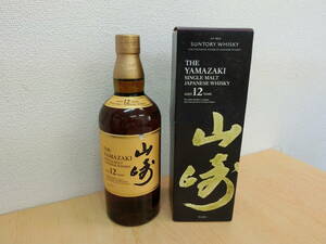 (1359) 未開封 サントリー ウイスキー 山崎12年 700ml 箱入り SUNTORY YAMAZAKI SINGLE MALT WHISKY