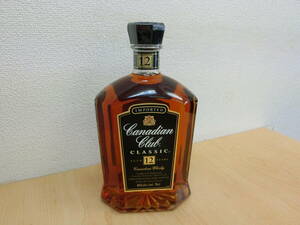 (1405) CANADIAN CLUB Canadian Club 12 год Classic виски 750ml 40% старый sake не . штекер 