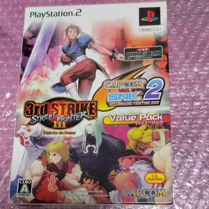 【PS2】 CAPCOM VS. SNK 2 ＆ストリートファイターIII 3rd STRIKE バリューパック