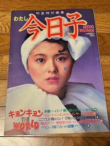 小泉今日子 わたし今日子 写真集 明星特別編集 キョンキョン 当時物 集英社 昭和 レトロ