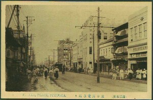 福岡 博多 東中洲 電車通り 街並み