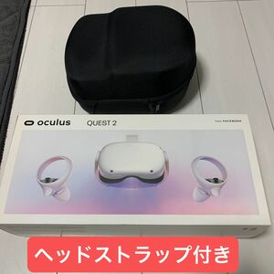 Oculus Quest2 64GB ヘッドストラップセットMeta VRヘッドセット オキュラス メタ