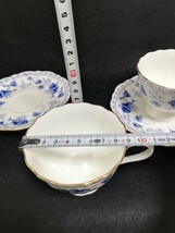 CS5118.【未使用】NARUMI ナルミ カップ ソーサー コーヒーカップ ティーカップ 花柄 金彩 洋食器　2客/60_画像7